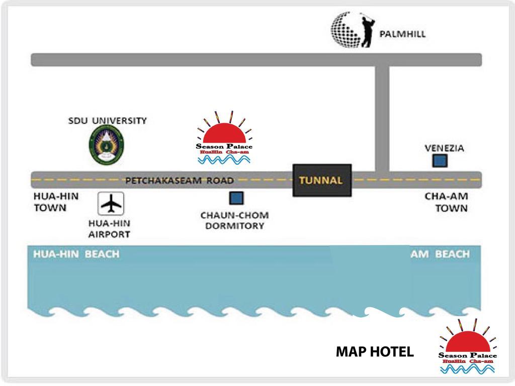 Season Palace Huahin Hotel Cha-Am Exterior photo